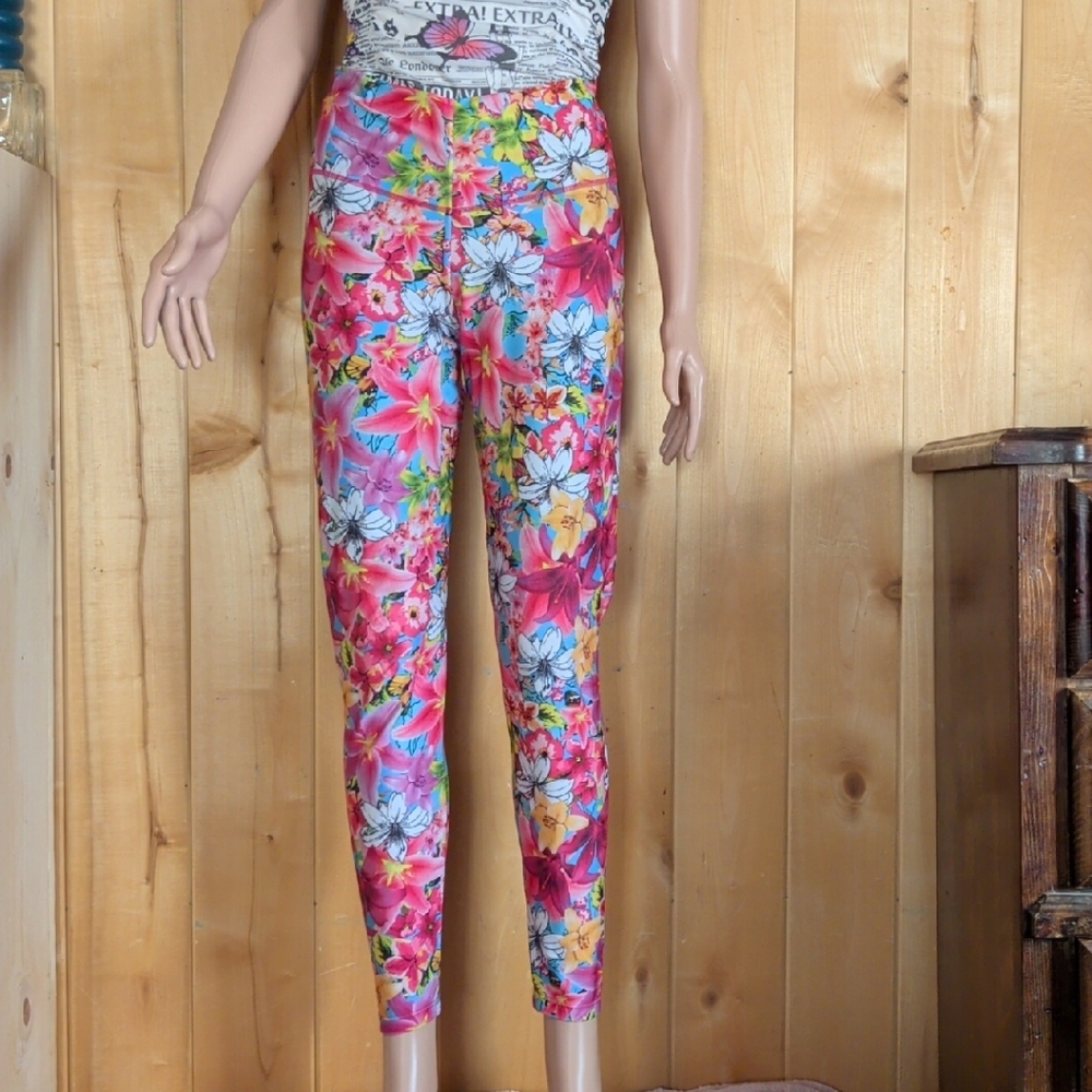 Vibrant Floral Leggings